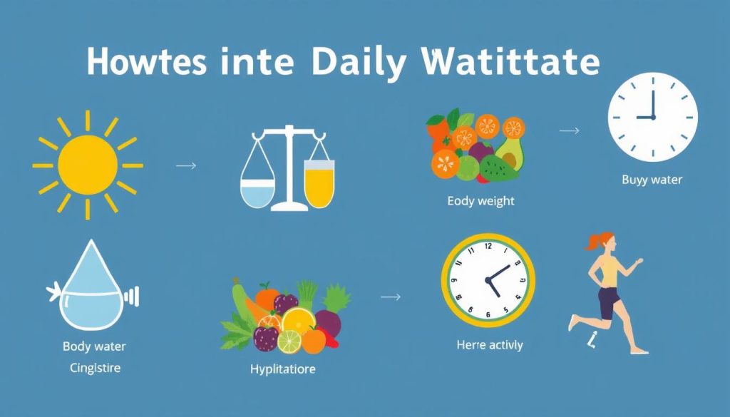 factors influencing daily water intake